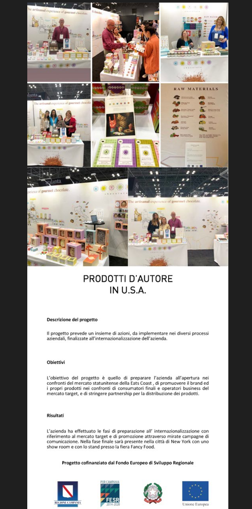 Autore Chocolate Booth #3054 Level 3 Javits Center